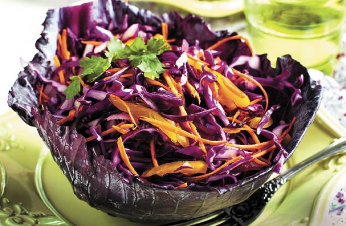 Салат из синей капусты рецепт Как приготовить синюю капусту